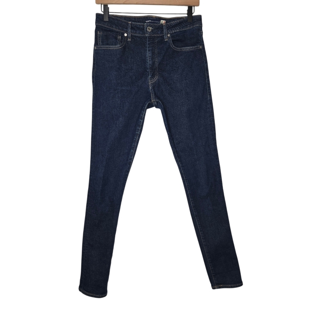 Levi's Womens Made & Crafted Italy 721 Dark Selvedge High Rise Skinny Jeans 30
